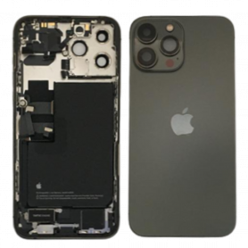 Back Cover Housing iPhone 13 Pro Max Graphite - Original Dismantled Grade AB with Charging Connector & Battery Replacement