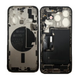 Chassis iPhone 15 Plus Noir eSIM US avec Batterie Grade A - Sans Vitre Arrière - Origine Démonte