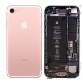 Châssis Complet iPhone 7 Rose - Connecteur de Charge & Batterie d'Origine Grade A - Parfait État