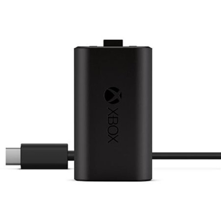 Kit Play & Charge Microsoft Xbox Noir - Rechargement et Jeu Ininterrompus pour Votre Xbox
