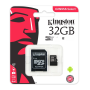 Kingston 32GB Memory Card - Micro SDHC + SD Adapter (Origin)