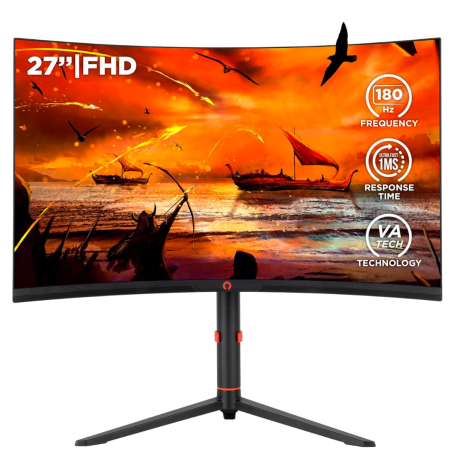 Konix Drakkar Shadow 27’ 180Hz Gaming Display Curved Monitor