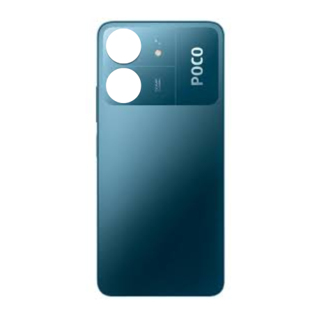 Rear Window Xiaomi Poco C65 Blue without Contour Lenses Grade A - Original Disassembled Replacement