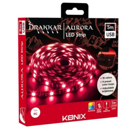 Konix Aurora LED Strip Light 5m USB