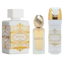 Lattafa Badee Al Oud 3-piece gift set : Eau de parfum 100 ml - Perfumed Spray 200 ml - Airmist 50 ml