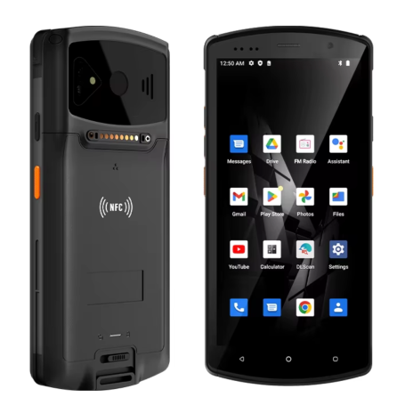 Téléphone Terminal PDA Scanner 4G 64 Go Android - Noir