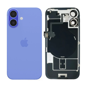 Vitre Cache Arrière iPhone 16 Bleu Origine Démonté Grade A - Remplacement Authentique et Qualité Supérieure
