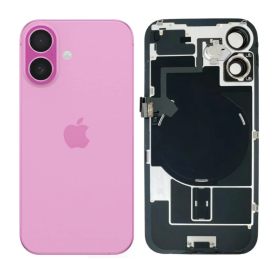 Achetez Vitre Cache Arrière iPhone 16 Rose - Origine Démontée Grade A