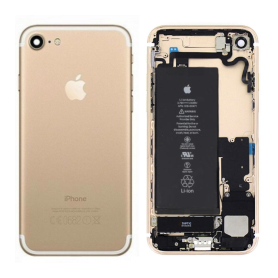 Achetez Châssis Complet iPhone 7 Or - Connecteur de Charge Avec Batterie Grade A - Pièce d'Origine Démontée