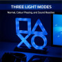 Paladone USB LED Decorative Lamp PlayStation 5 with Music Reaction Mode, Blue Light - XL