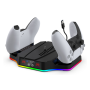 Support de refroidissement et de chargement multifonctionnel RGB PS5 Slim Dobe TP5-3583
