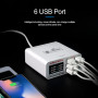 Chargeur Intelligent Lightning SUNSHINE SS-304Q USB - Gris
