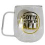 Mug en Verre à double paroi Stor Pokemon - Pokéball Dorée- 290ML