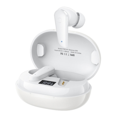 Écouteurs Bluetooth Contrôle Actif Du Bruit Remax TWS-46 - Blanc