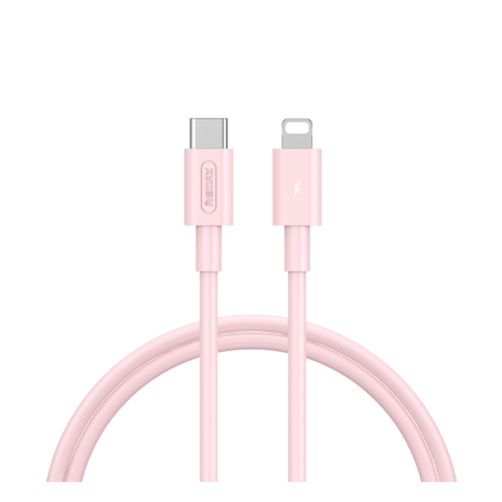 Câble USB-C / Lightning 20W Remax RC-175i - 1M - Rose