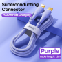 Remax RC-C063 20W Braided Type-C / Lightning Cable - 1.2M - Purple