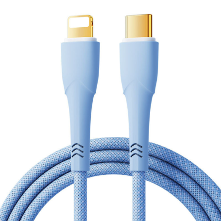 Câble Type-C / Lightning Tressé 20W Remax RC-C063 - 1.2M - Bleu