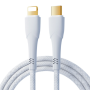 Remax RC-C063 20W Braided Type-C / Lightning Cable - 1.2M - White