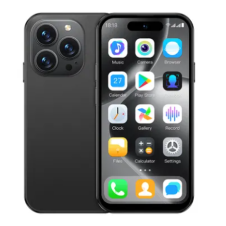 Mini Smartphone Android M16 Pro - 3G, 2 Go/16 Go, Écran 4.0" - Noir - Neuf
