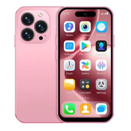 M16 Pro Mini Android Smartphone - 3G, 2GB/16GB, 4.0" Screen - Pink - New