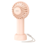 Mini Ventilateur Portable 1200mAh REMAX F33 - Support Intégré - 3 Vitesses - Rose