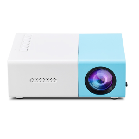 Mini 4K HD LED Smart Projector YG300 800 Lumens WiFi Bluetooth - Blue