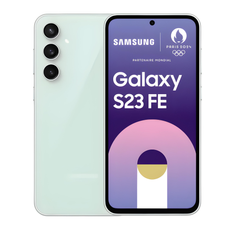 Samsung Galaxy S23 FE 5G 128 Go Menthe - EU - Grade A (TVA Sur Marge)*