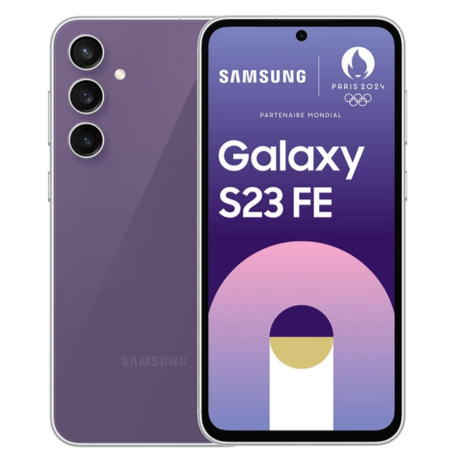 Samsung Galaxy S23 FE 5G 128 Go Violet - EU - Grade A (TVA Sur Marge)*