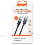 Câble de Charge avec Ecran USB-C vers USB-C XSSIVE XSS-BRDIG1MCC