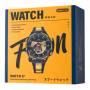 REMAX WATCH17 260mAh Smart Watch - 1.53" - With 2 Bracelets - Voice Assistant - IP67 - Black + Gold