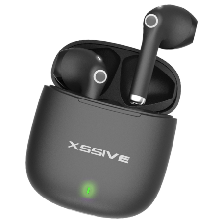Écouteurs Bluetooth + boîtier de chargement XSSIVE XSS-TWS6B - Noir