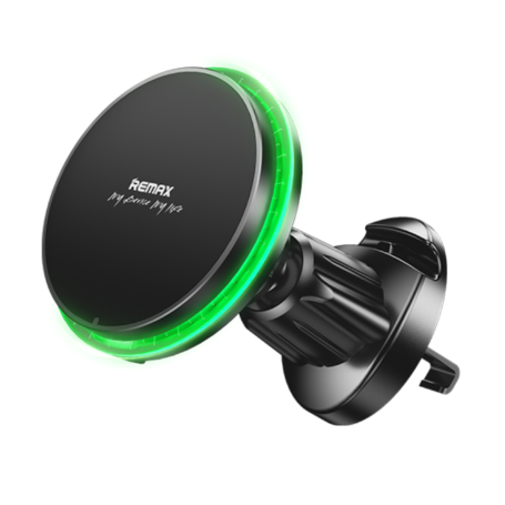 Support De Charge Magnétique Sans Fil MagSafe 15W Pour Voiture Remax RM-C01 - Noir