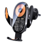 Support De Voiture 15W Ultra-fin à 3 Axes REMAX RM-C17i - Noir