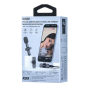 Microphone sans fil 80mAh pour diffusion en direct en tête-à-tête Série Ryusic REMAX K09 - Type-C - Noir
