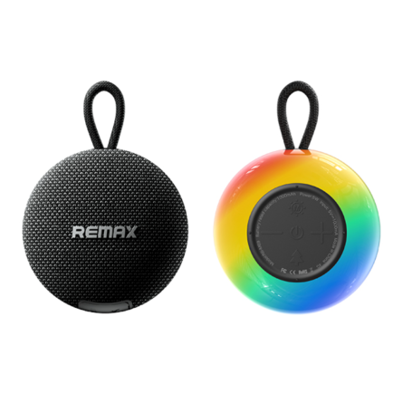 Enceinte Portable Sans Fil 1000mAh REMAX RB-M69 - avec Lumières - Etanche IPX6 - Noir