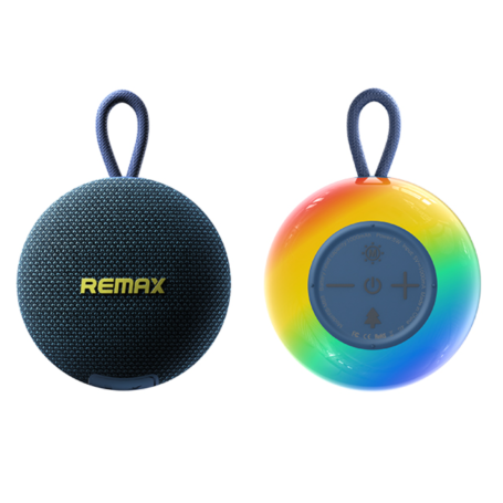 Enceinte Portable Sans Fil 1000mAh REMAX RB-M69 - avec Lumières - Etanche IPX6 - Bleu