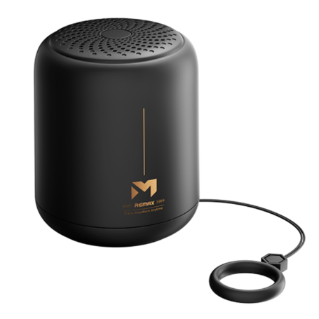 Enceinte Portable Sans Fil 1200mAh REMAX RB-M2 - 10M de distance de transmission - IPX5 - Noir