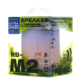 Enceinte Portable Sans Fil 1200mAh REMAX RB-M2 - 10M de distance de transmission - IPX5 - Dégradé Violet Rose