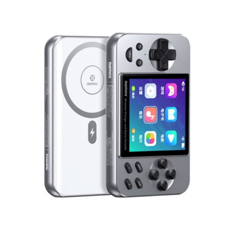 Console Et Power Bank Magnétique 2-en-1 5000mAh Remax MCP-6 - 20W - Argent