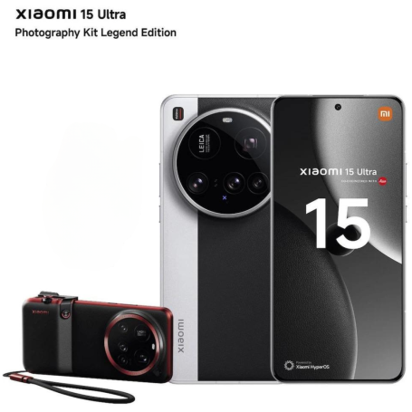 Xiaomi 15 Ultra 5G 16+512 Go Argent Chromé + Kit Caméra - EU - Neuf