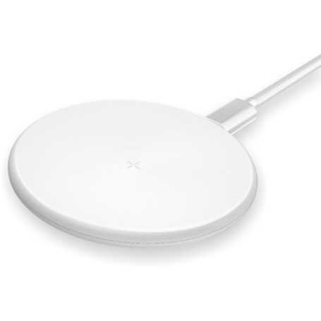 15W Wireless Charger with USB-C Cable - XSSIVE XSS-WIWT in White | Fast Charging Solution