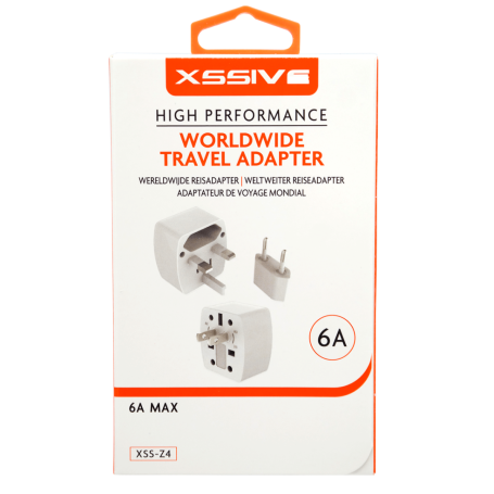 Adaptateur de Voyage Universel 6A XSSIVE XSS-Z4