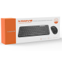 XSSIVE Wireless Mouse and Keyboard Set XSS-KMSET1 – QWERTY – Black