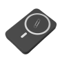 Power Bank Magnétique - DEVIA Smart V8 PD 20W - 5000mAh - Noir