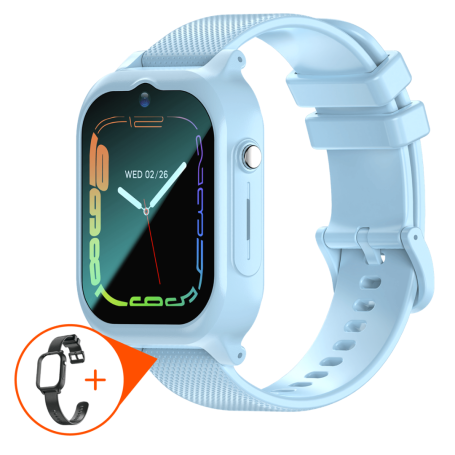 Montre Intelligente GPS 4G pour Enfants XSSIVE XSS-KSW1BL - Bleu | Suivi Sécurisé et Connectivité Avancée