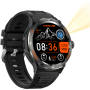 Montre Connectée AMOLED XSSIVE avec Lampe Extérieur XSS-SW8- Noir