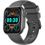 Montre Connectée Ecran AMOLED HD Bracelet en Silicone XSSIVE XSS-SW6B - Noir