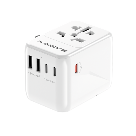 XSSIVE XSS-TR4W Worldwide Adapter 35W PD | Universal Travel Charger with Fast USB-C Charging