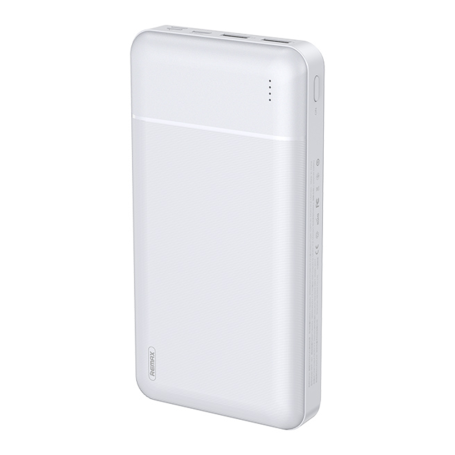 Power Bank 20000mAh REMAX RPP-166 - 4 Ports (2 USB, 1 Micro USB, 1 Type-C) - Blanc