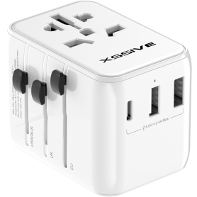 Adaptateur Universel Rapide XSSIVE XSS-TR3W - Chargeur Efficace pour Tous Vos Appareils